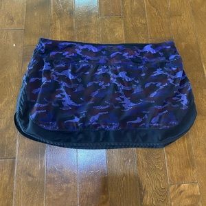 Camo Lululemon Athletic Skort